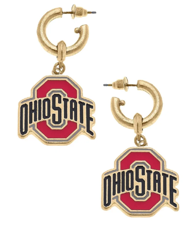 Ohio State Earrings - Canvas Style