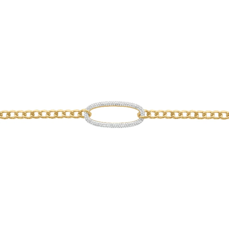 14K GOLD DIAMOND GABBY BRACELET