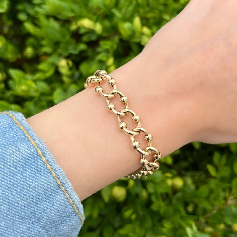 14K GOLD REBECCA BRACELET