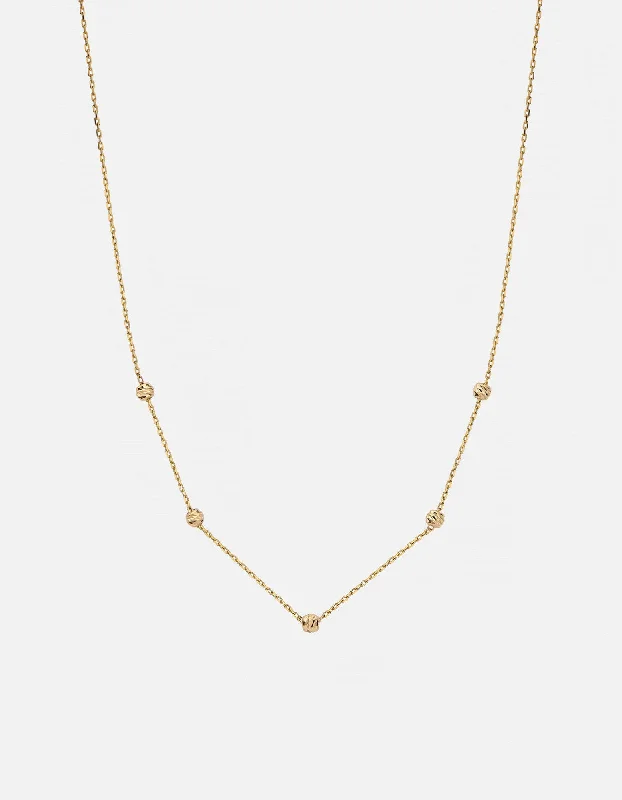 Balon Necklace, 14k Gold