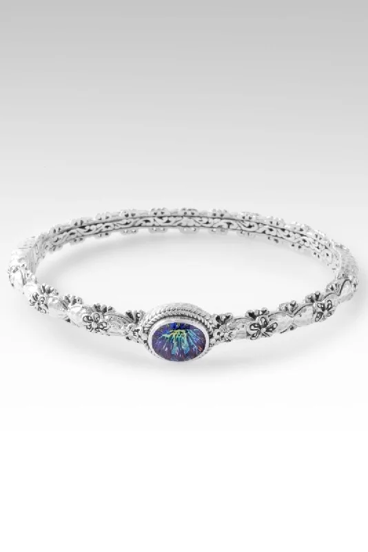 Bloom with Kindness Bangle™ in Moonlight™ Mystic Quartz