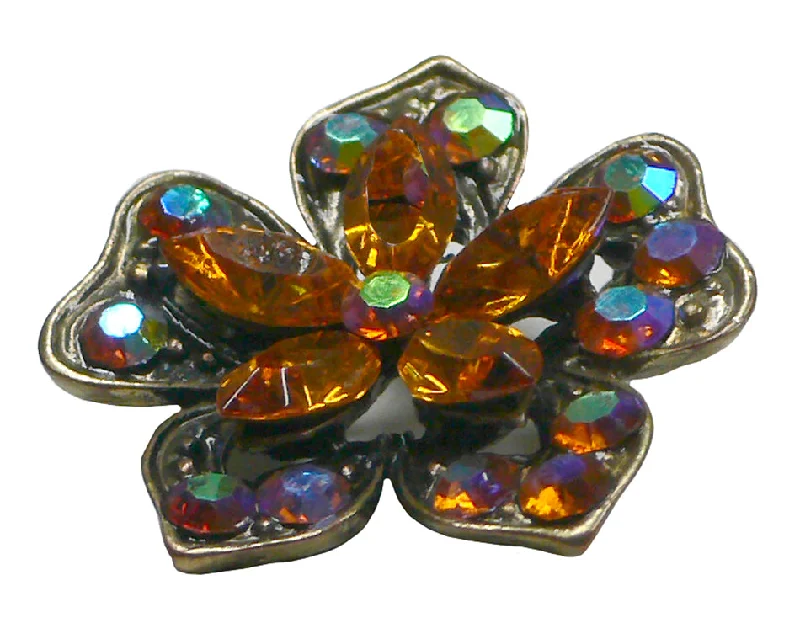 Brooch #YY84750-2amber