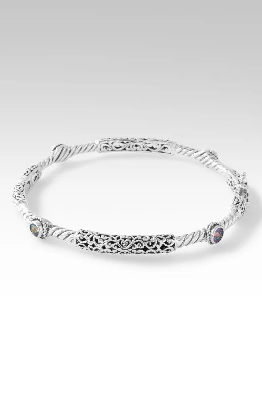 Celebrate Restoration Bangle™ in English Tearose™ Mystic Topaz