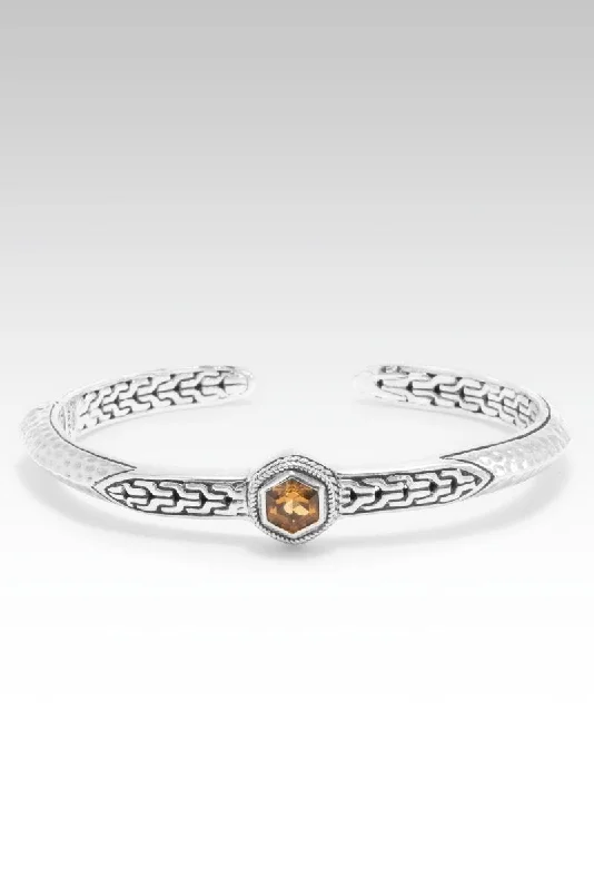 Chains Broken Cuff™ in Citrine