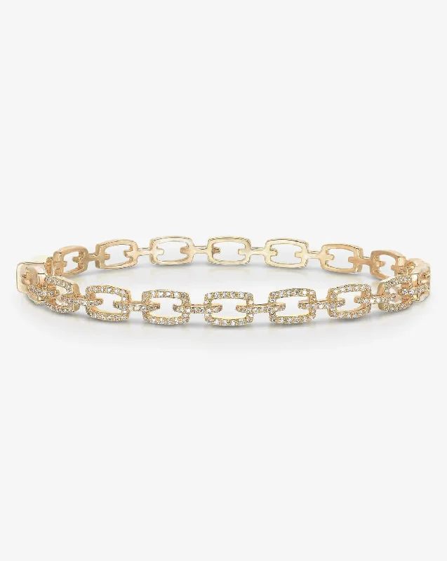 Diamond Link Bangle