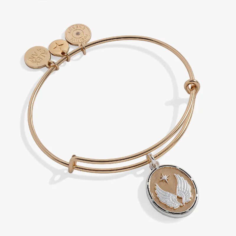 Two-Tone Guardian Angel Bangle