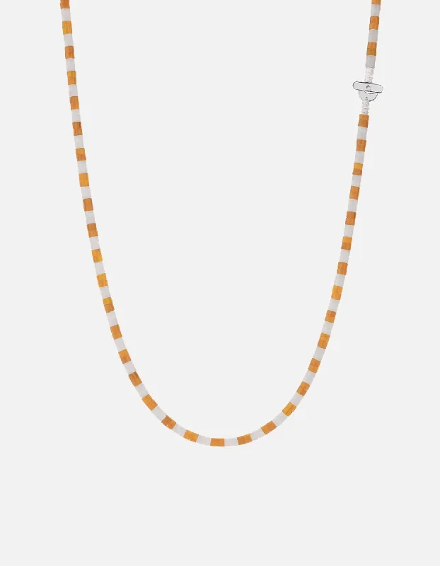 Kai Light Carnelian Necklace, Sterling Silver