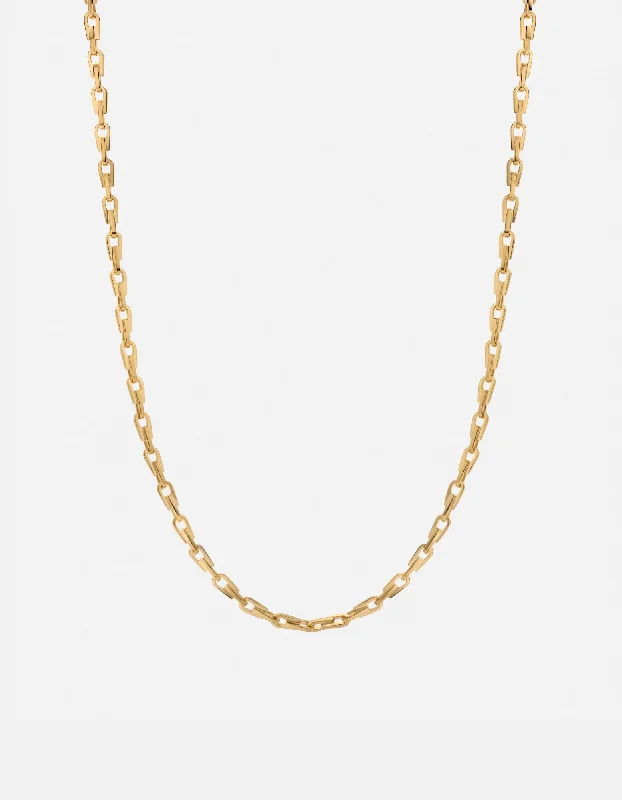 Leon Necklace, Gold Vermeil