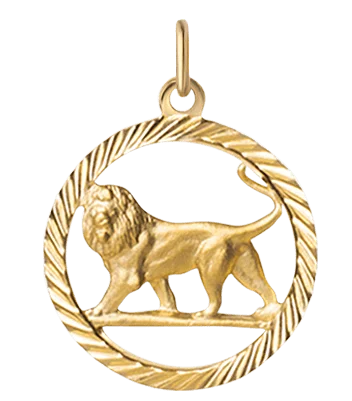 Lev Pendant, Gold Vermeil