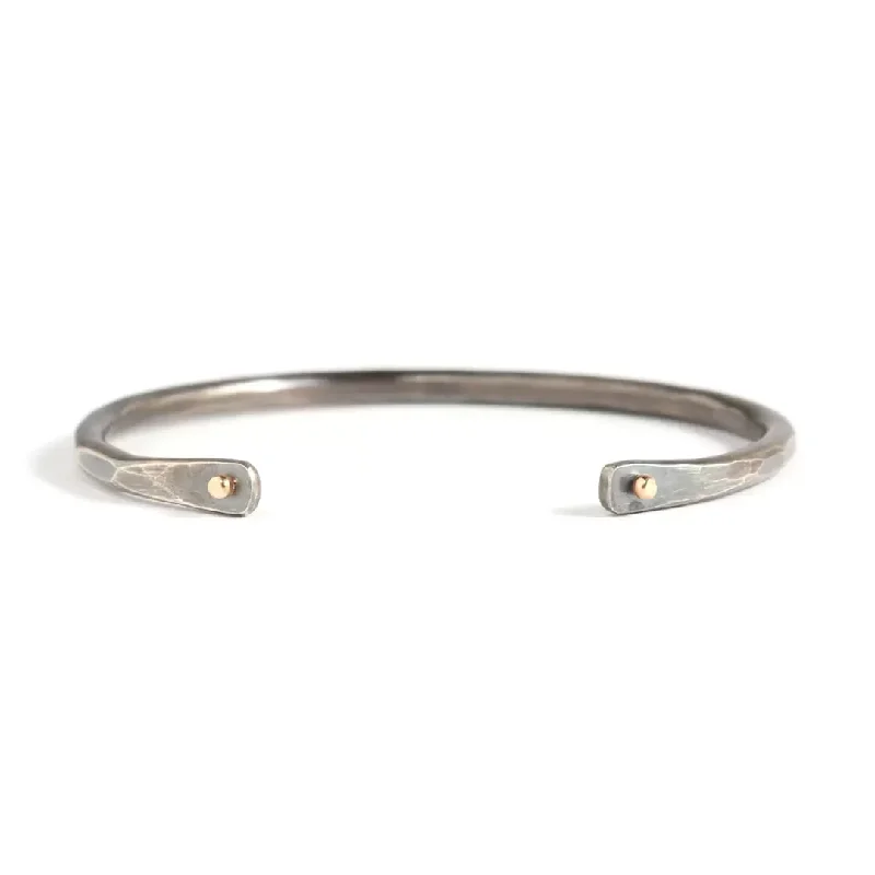 Men's Silver & Gold Cuff Bracelet