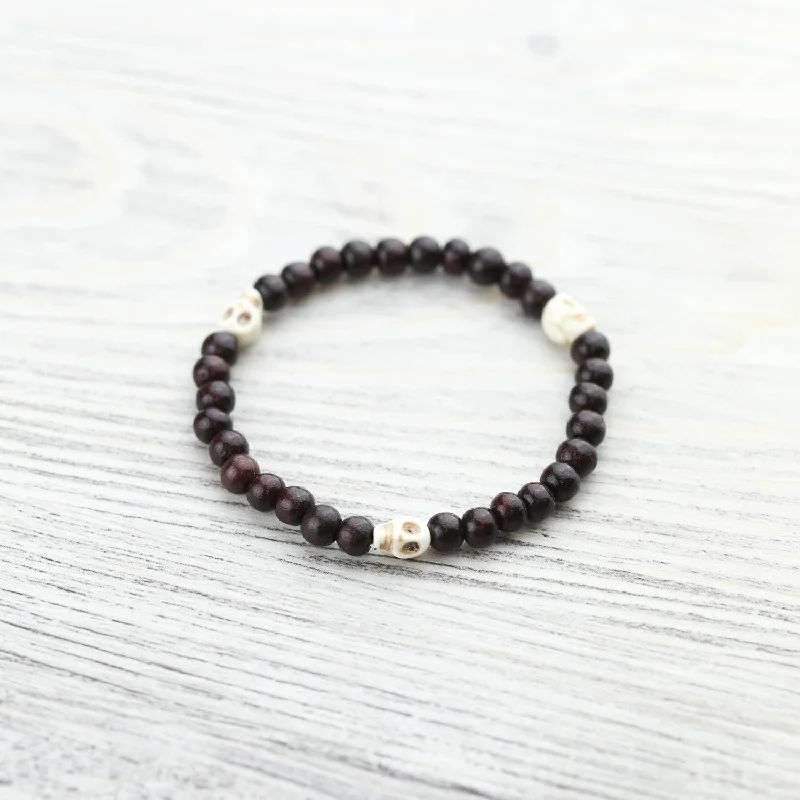 Skull Impermanence Mini Wrist Mala