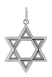 Mini Star of David Pendant, Sterling Silver