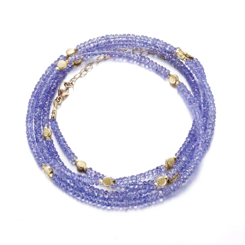 Tanzanite Wrap Bracelet