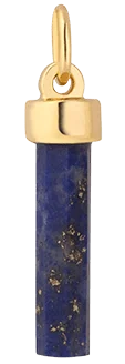 Remi Lapis Pendant, Gold Vermeil