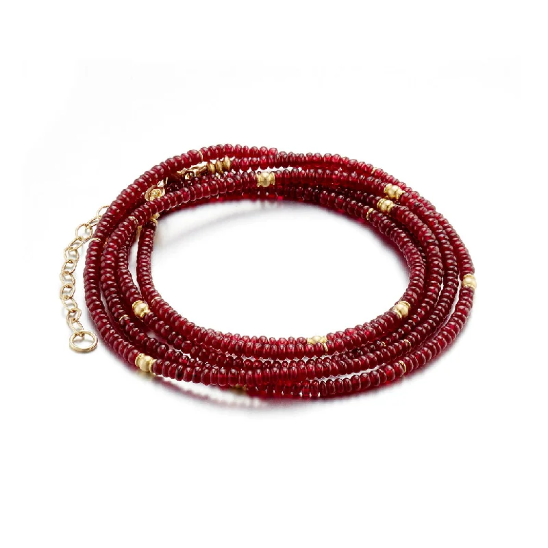 Ruby Wrap Bracelet