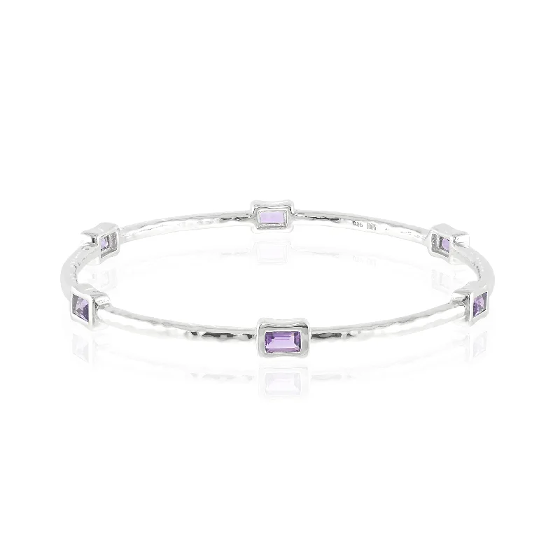 Amethyst Stacking Bangle