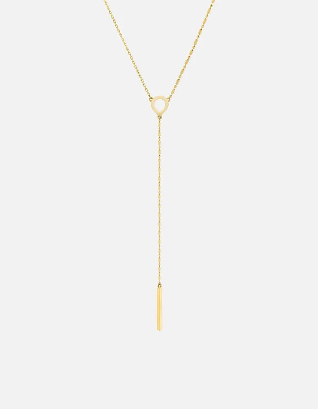 Teardrop Necklace, Gold Vermeil