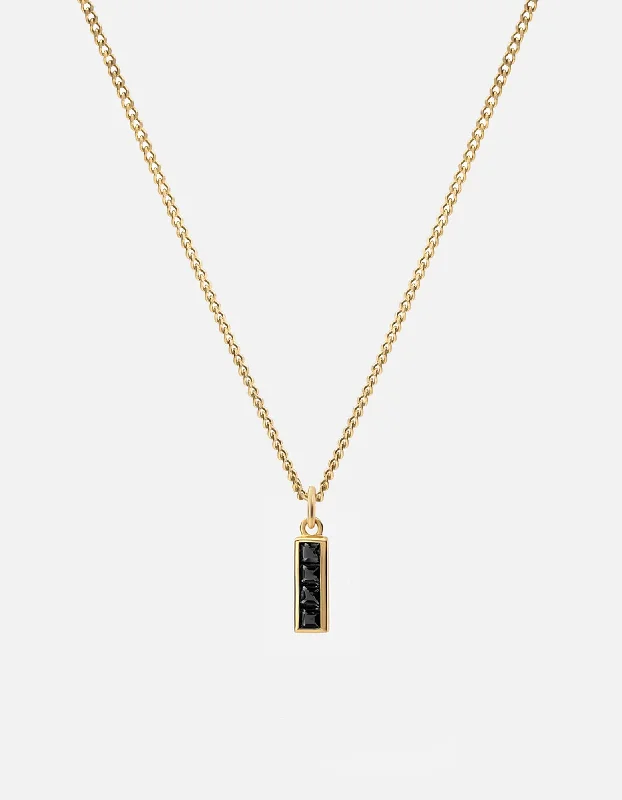 Totem Spinels Necklace, Gold Vermeil