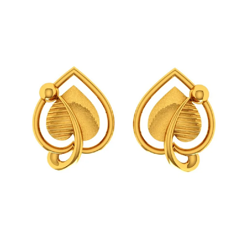 14KT (585) Yellow Gold Earring For Woman