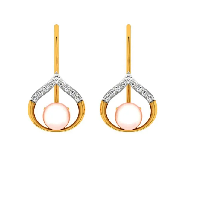 14KT (585) Yellow Gold Earring For Women