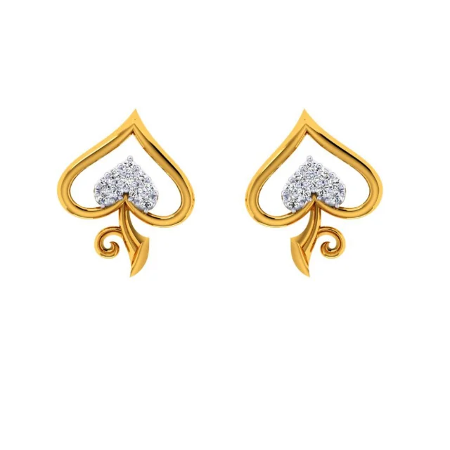 14KT (585) Yellow Gold Earring For Women