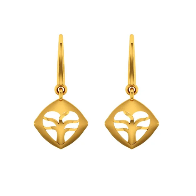 14KT (585) Yellow Gold Earring For Women