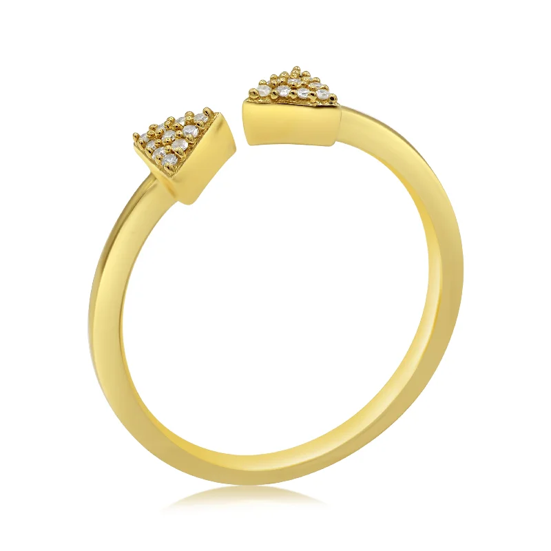 0.07ct Diamond Ring set in 14KT Yellow Gold / S64565B