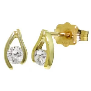 0.2 Carat 14K Solid Yellow Gold Another Sky Diamond Earrings