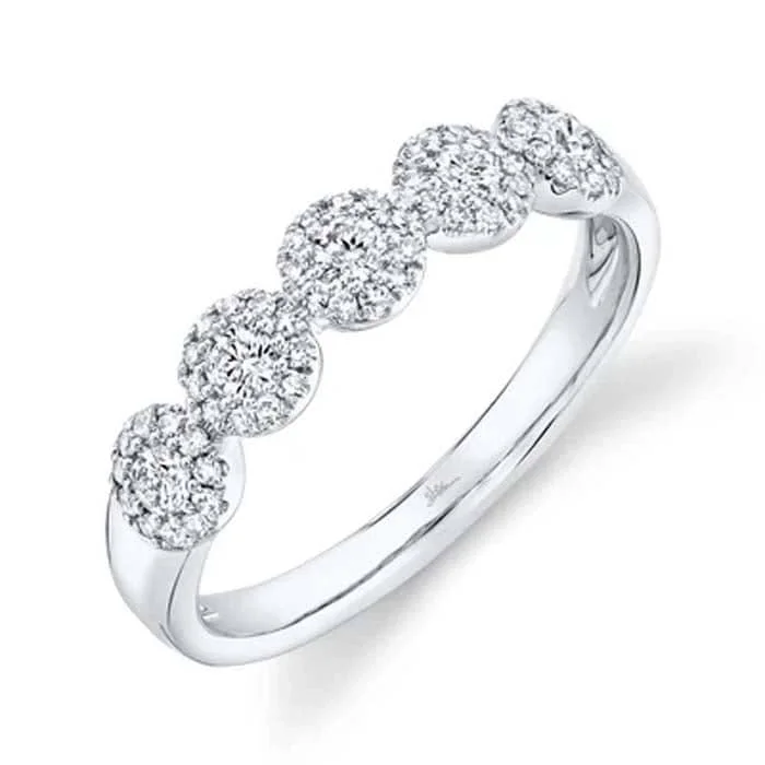 Shy Creation "Eden Collection" .40CTW Diamond Band in 14K White Gold