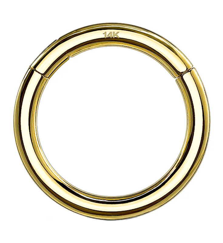 14kt Gold Hinged Segment Ring