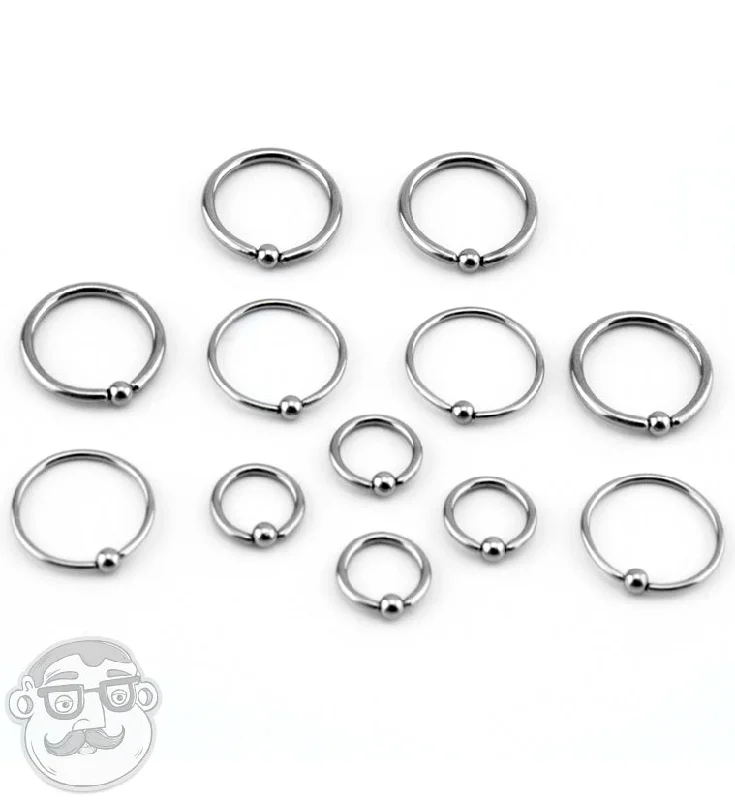 Micro Fixed Ball Stainless Steel Captive Ring