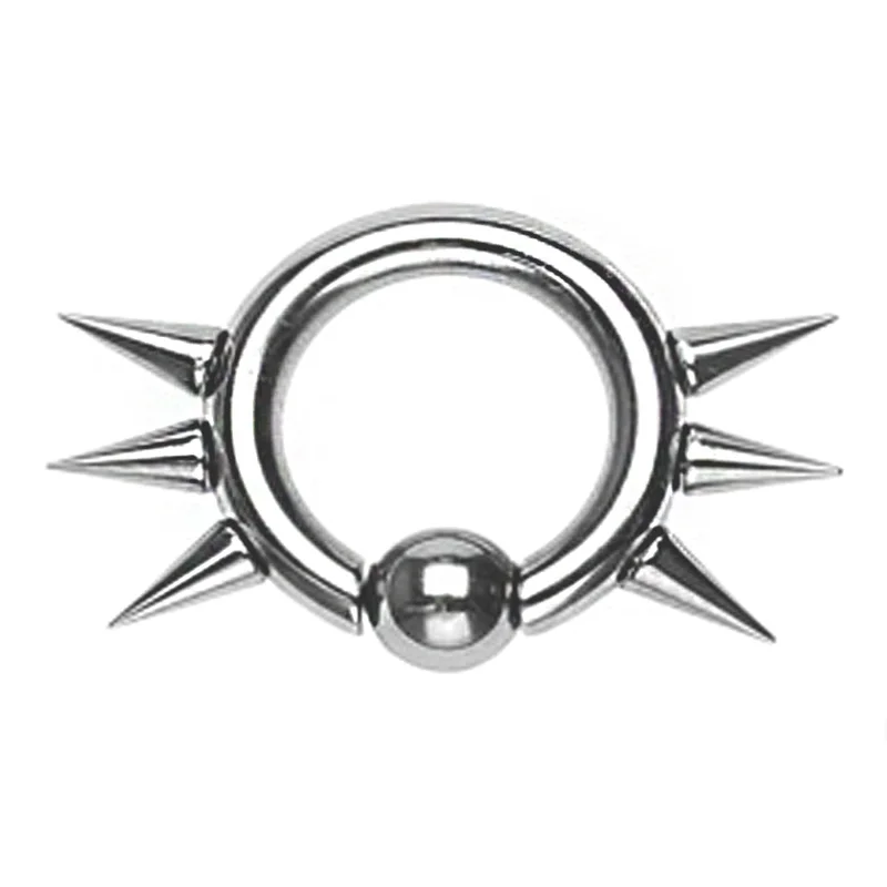 Spiked Captive Bead Ring