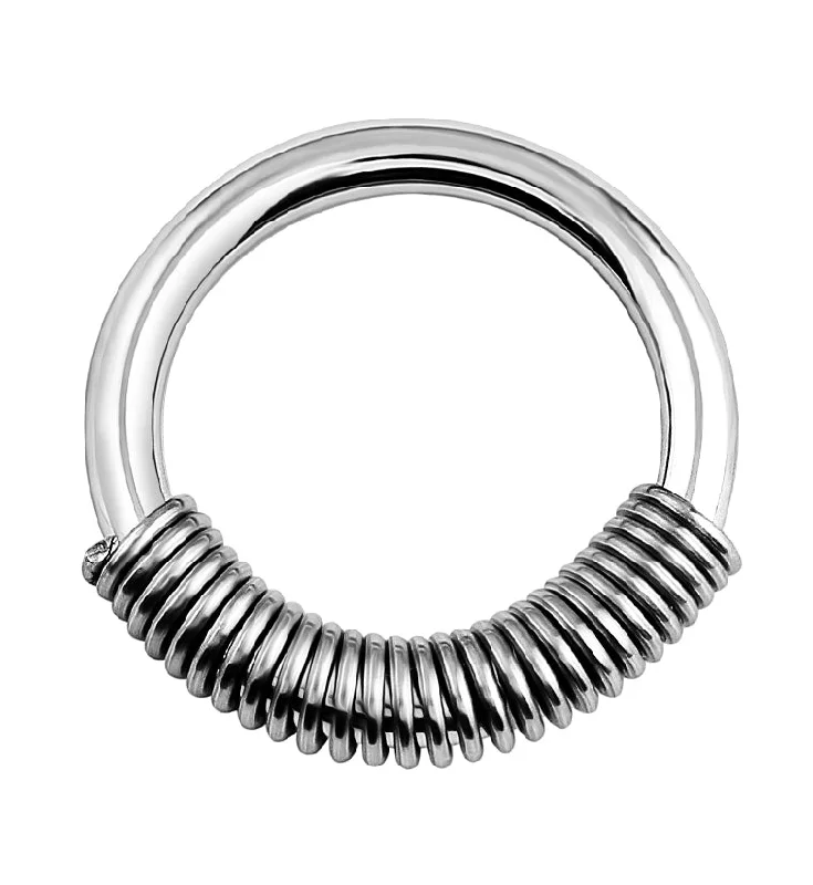 Spring Stainless Steel Hoop Ring