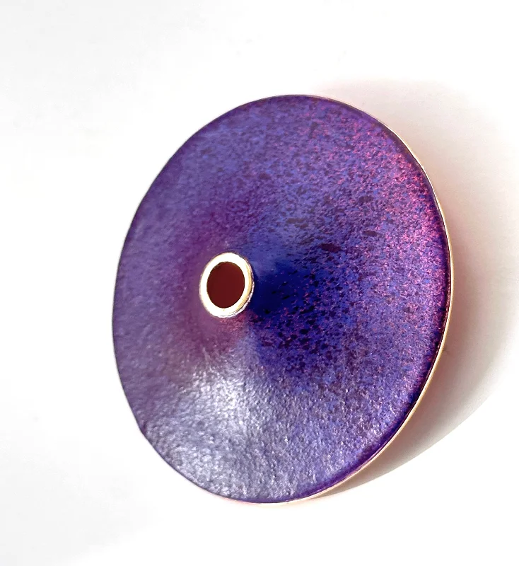 Warp Inside Out Brooch- Round