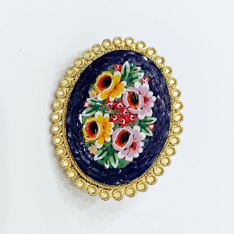 Estate Collection Brooch - Italian Design Micro Mosaic