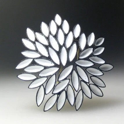 Foam Brooch- Marquise