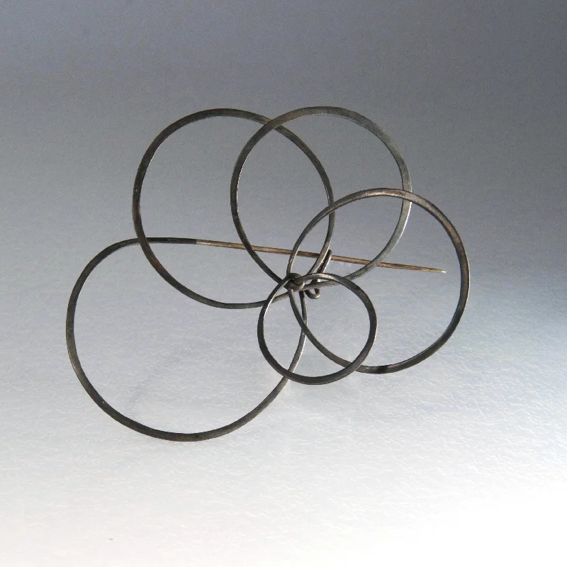 Round and Round Brooch